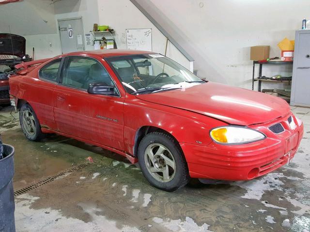 1G2NE12EXXM739678 - 1999 PONTIAC GRAND AM S RED photo 1