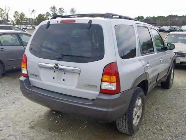 4F2CZ06114KM32433 - 2004 MAZDA TRIBUTE ES 银色 照片 4
