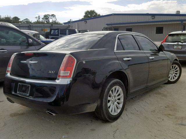 2C3CCAAG5DH561466 - 2013 CHRYSLER 300 BLACK photo 4