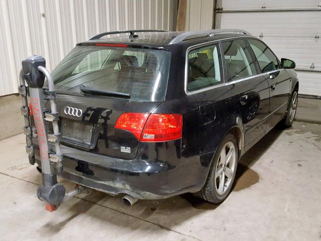 WAUKH78E57A098356 - 2007 AUDI A4 3.2 AVA BLACK photo 4