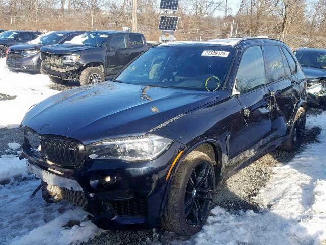 5YMKT6C35H0X20759 - 2017 BMW X5 M BLACK photo 2