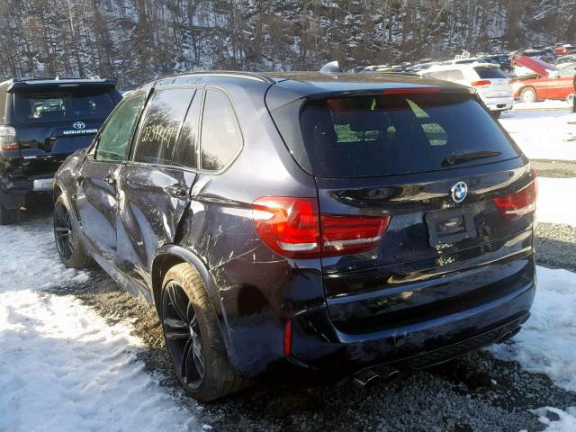 5YMKT6C35H0X20759 - 2017 BMW X5 M BLACK photo 3