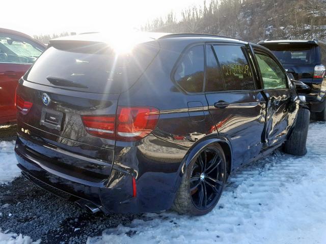 5YMKT6C35H0X20759 - 2017 BMW X5 M BLACK photo 4