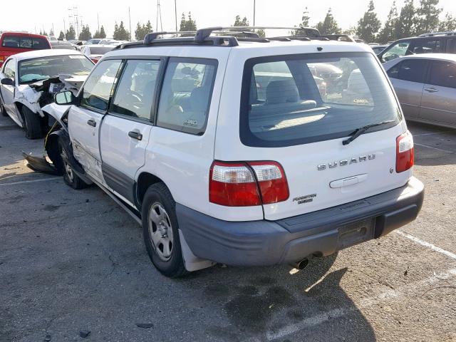 JF1SF63542H716959 - 2002 SUBARU FORESTER L WHITE photo 3