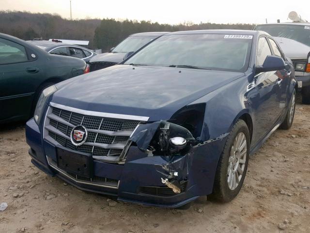 1G6DG5EG5A0107906 - 2010 CADILLAC CTS LUXURY BLUE photo 2