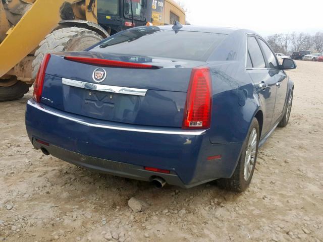 1G6DG5EG5A0107906 - 2010 CADILLAC CTS LUXURY BLUE photo 4