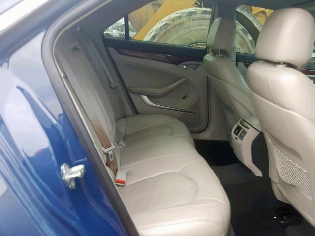 1G6DG5EG5A0107906 - 2010 CADILLAC CTS LUXURY BLUE photo 6