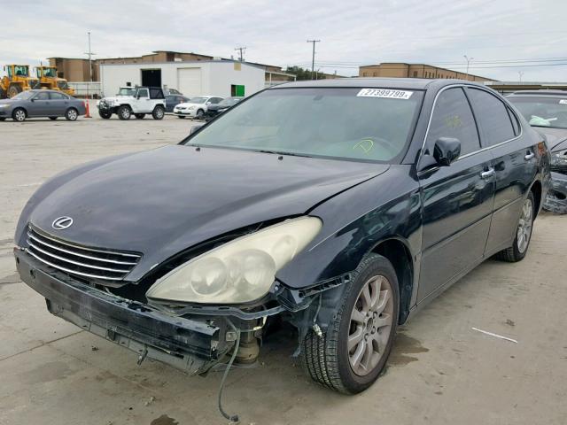 JTHBF30GX30147340 - 2003 LEXUS ES 300 BLACK photo 2