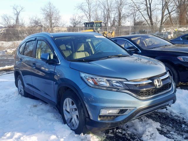 2HKRM4H79GH667974 - 2016 HONDA CR-V EXL BLUE photo 1