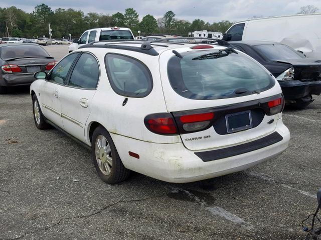 1FAFP59S43A200360 - 2003 FORD TAURUS SEL WHITE photo 3