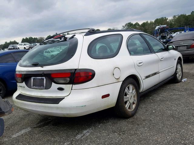 1FAFP59S43A200360 - 2003 FORD TAURUS SEL WHITE photo 4