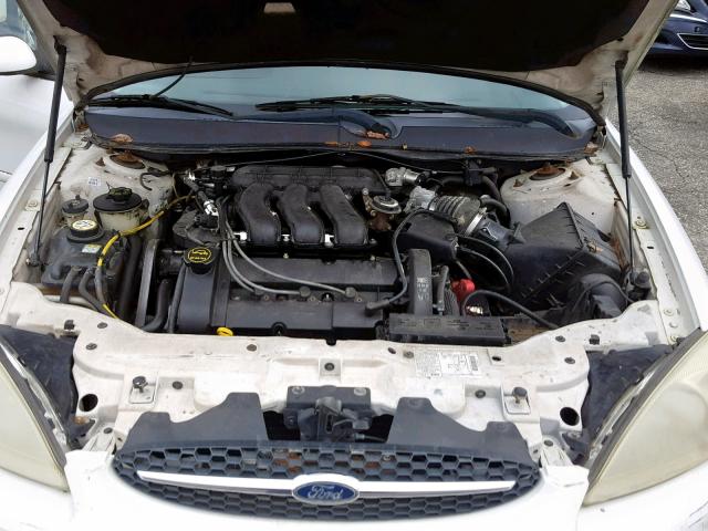 1FAFP59S43A200360 - 2003 FORD TAURUS SEL WHITE photo 7