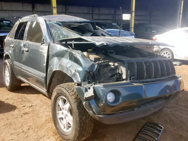 1J4GR48K65C711574 - 2005 JEEP GRAND CHER GREEN photo 1