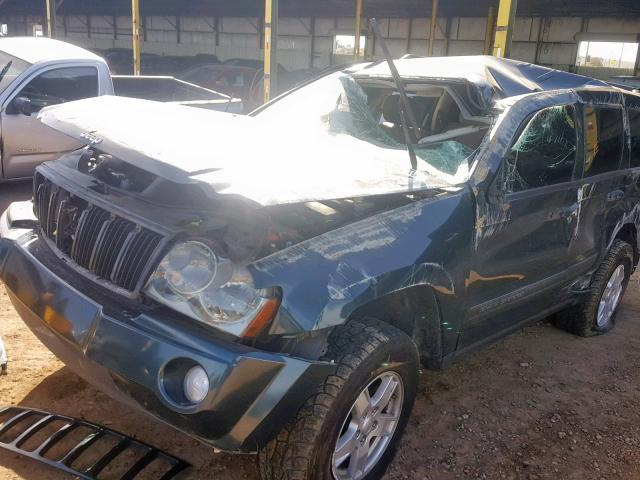 1J4GR48K65C711574 - 2005 JEEP GRAND CHER GREEN photo 10