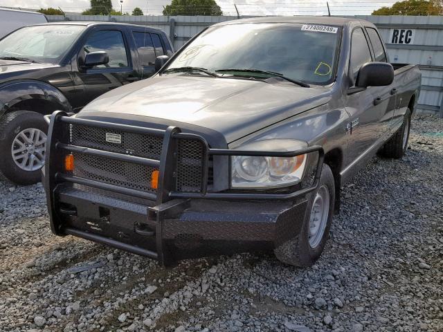 3D7KR28A98G247778 - 2008 DODGE RAM 2500 S GRAY photo 2