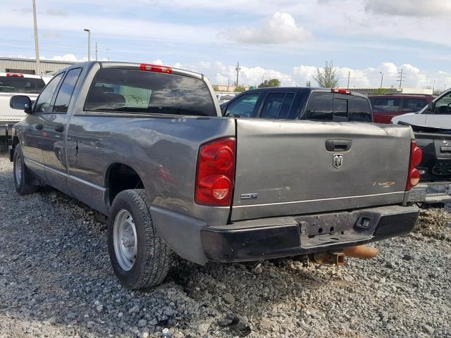 3D7KR28A98G247778 - 2008 DODGE RAM 2500 S GRAY photo 3