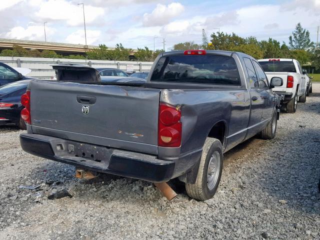 3D7KR28A98G247778 - 2008 DODGE RAM 2500 S GRAY photo 4