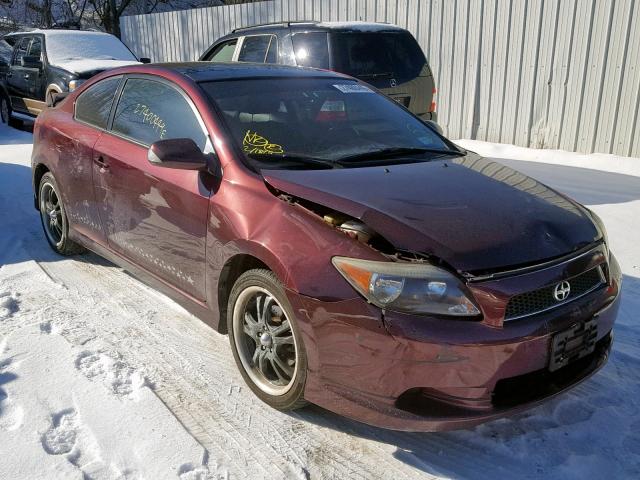 JTKDE177370187264 - 2007 TOYOTA SCION TC მუქწითელი ფოტო 1