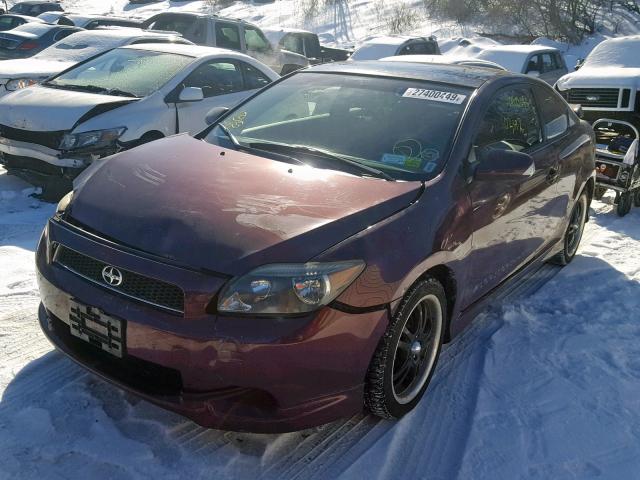 JTKDE177370187264 - 2007 TOYOTA SCION TC მუქწითელი ფოტო 2