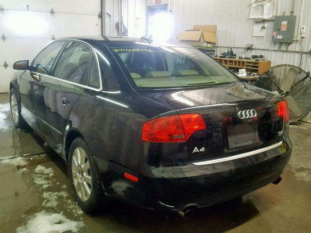 WAUDG78E95A526258 - 2005 AUDI A4 3.2 QUA BLACK photo 3