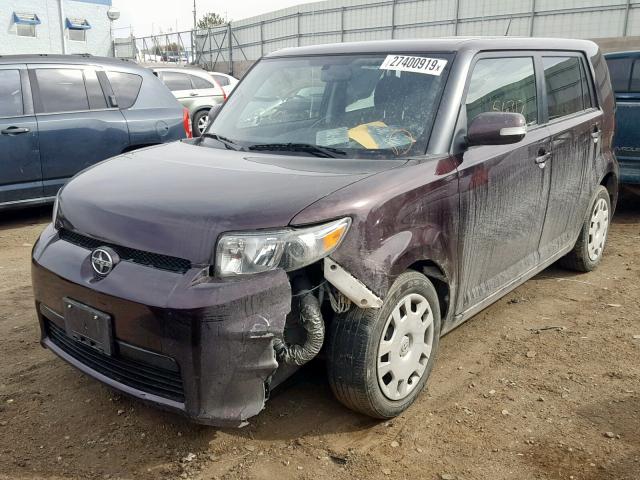JTLZE4FE0DJ037511 - 2013 TOYOTA SCION XB 紫色 照片 2