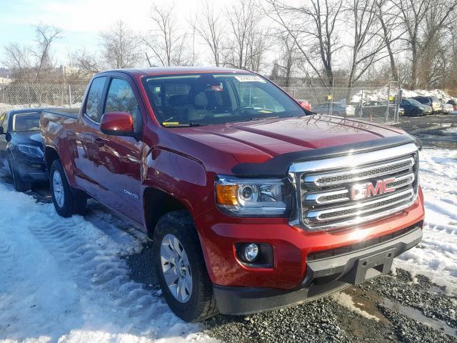 1GTH6CE37G1338151 - 2016 GMC CANYON SLE BURGUNDY photo 1