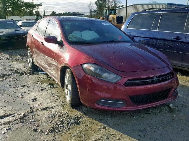 1C3CDFBB3FD337125 - 2015 DODGE DART SXT RED photo 1