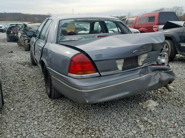 2FAFP71W2XX126802 - 1999 FORD CROWN VICT GRAY photo 3