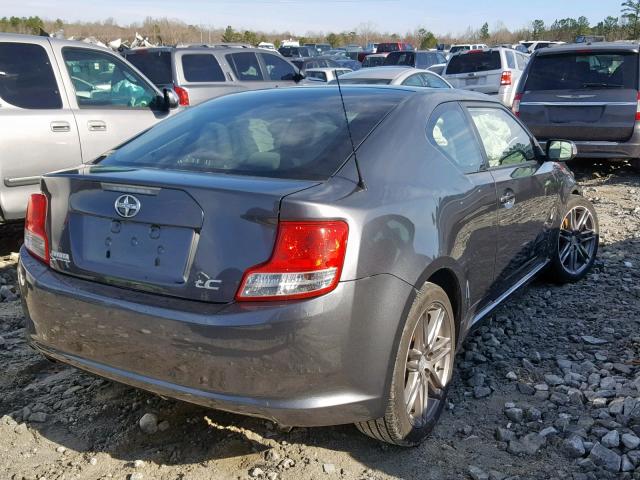JTKJF5C71D3064568 - 2013 TOYOTA SCION TC ნაცრისფერი ფოტო 4
