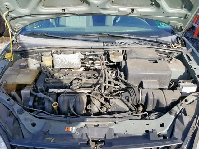 1FAFP34N55W204025 - 2005 FORD FOCUS ZX4 TEAL photo 7