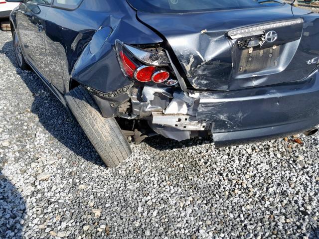 JTKDE167980264383 - 2008 TOYOTA SCION TC BLACK photo 9