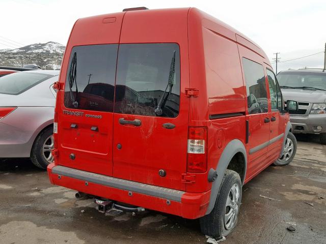 NM0LS6BN7BT053084 - 2011 FORD TRANSIT CO RED photo 4