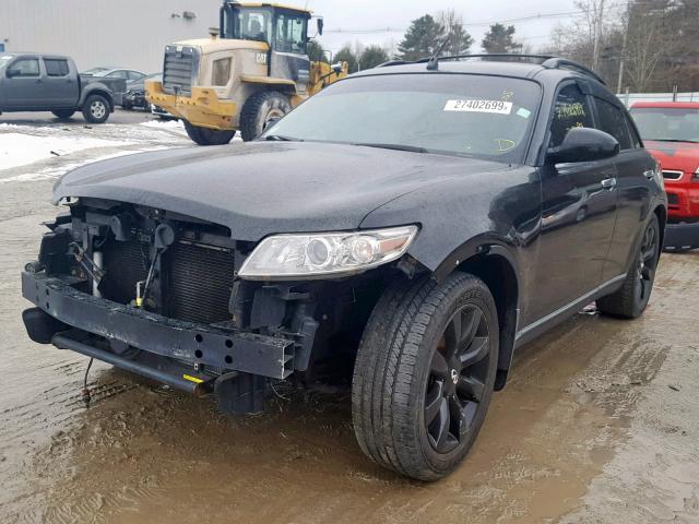 JNRAS08W63X205051 - 2003 INFINITI FX35 BLACK photo 2