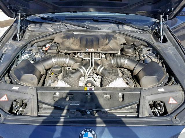 WBSFV9C51DD097143 - 2013 BMW M5 BLUE photo 7