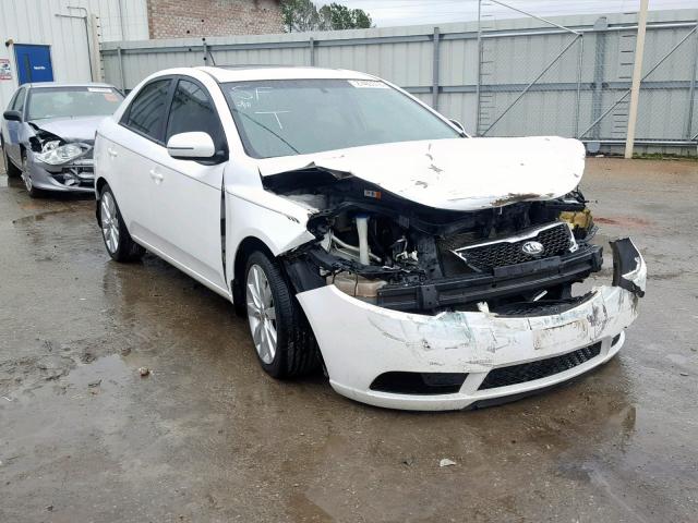 KNAFW4A35D5657505 - 2013 KIA FORTE SX WHITE photo 1