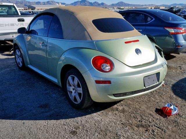 3VWRG31Y47M402701 - 2007 VOLKSWAGEN NEW BEETLE Grün Foto 3