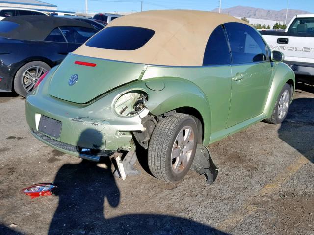 3VWRG31Y47M402701 - 2007 VOLKSWAGEN NEW BEETLE Grün Foto 4