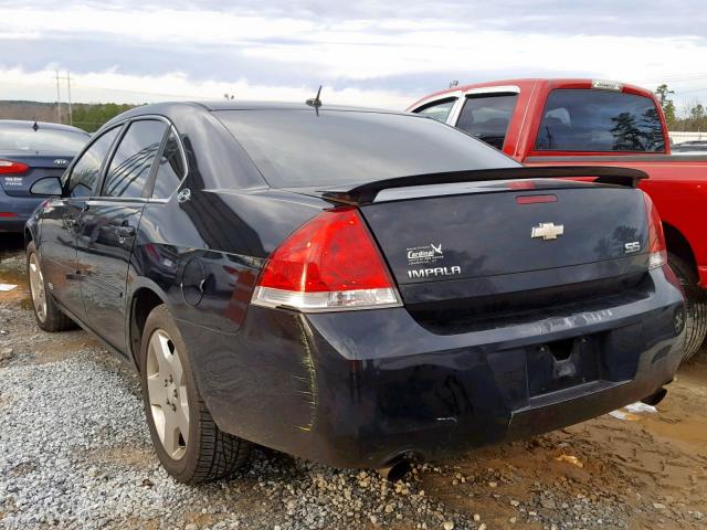 2G1WD58C669336186 - 2006 CHEVROLET IMPALA SUP შავი ფოტო 3