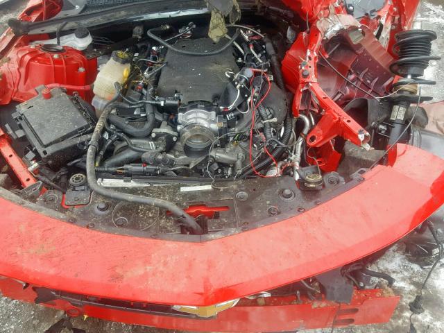 1G1FF1R79J0138676 - 2018 CHEVROLET CAMARO SS RED photo 7