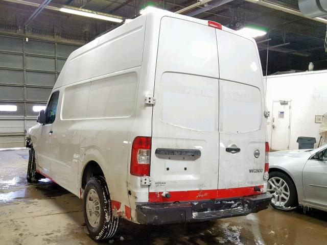 1N6BF0LYXJN814540 - 2018 NISSAN NV 2500 S WHITE photo 3