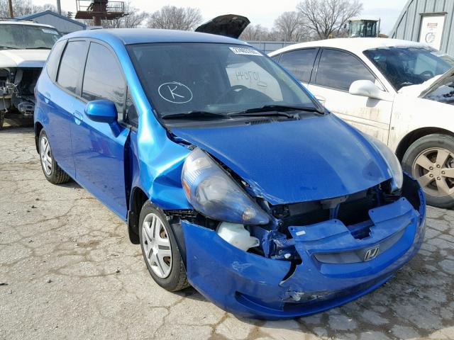 JHMGD38498S018796 - 2008 HONDA FIT BLUE photo 1