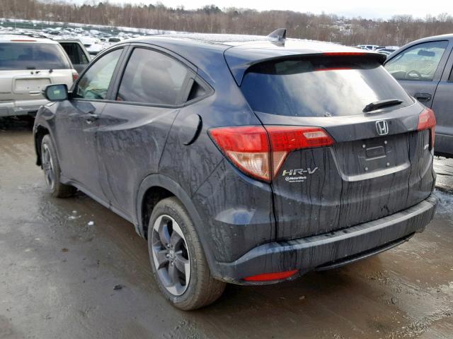 3CZRU6H54JM706198 - 2018 HONDA HR-V EX BLACK photo 3