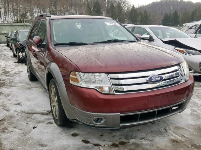 1FMDK05W68GA06215 - 2008 FORD TAURUS X S RED photo 1