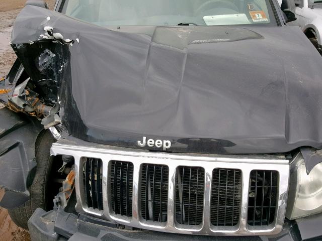 1J4HR58226C116278 - 2006 JEEP GRAND CHER BLACK photo 7