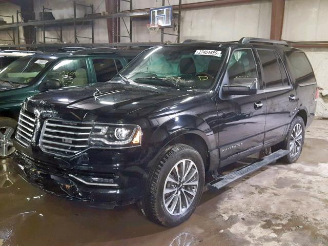 5LMJJ2JT5HEL07287 - 2017 LINCOLN NAVIGATOR BLACK photo 2