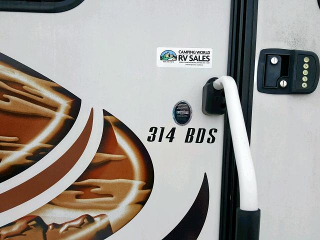 1UJBJ0BS6D1DR0481 - 2013 JAYCO EAGLE  BEIGE photo 5