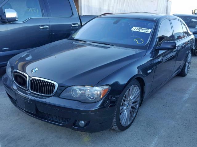 WBAHN83587DT69800 - 2007 BMW 750 BLACK photo 2