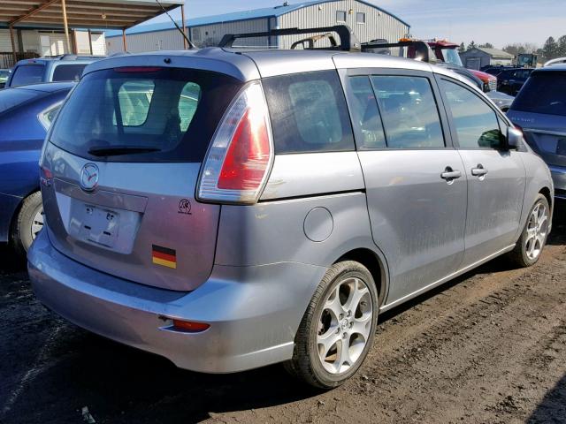 JM1CR2WL4A0380459 - 2010 MAZDA 5 GRAY photo 4