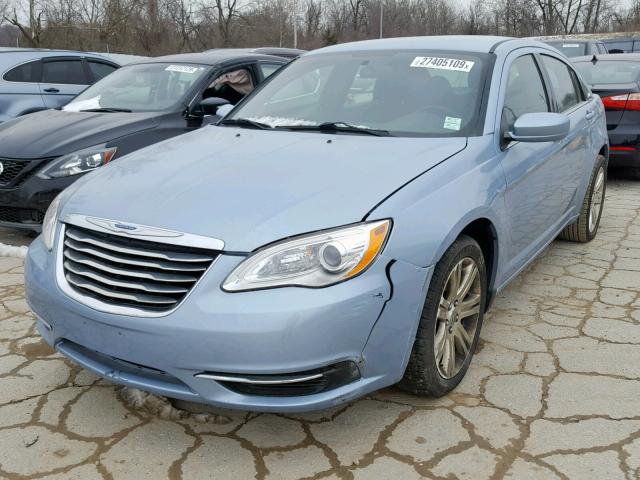 1C3CCBBB4CN284114 - 2012 CHRYSLER 200 TOURIN BLUE photo 2