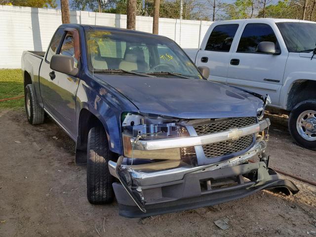 1GCCS196558277353 - 2005 CHEVROLET COLORADO BLUE photo 1